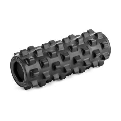 RumbleRoller 12" Compact Xtra stevig zwart Textured Foam Roller